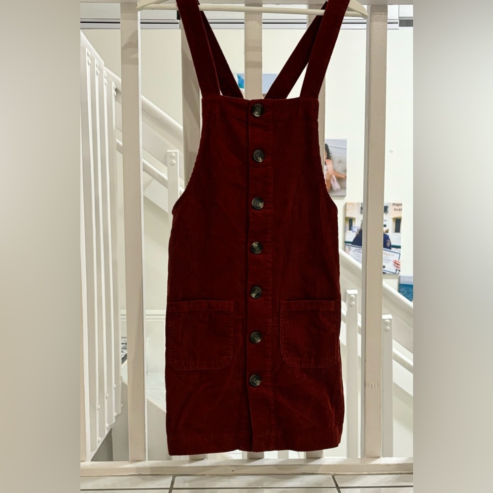 Overalls with buttons